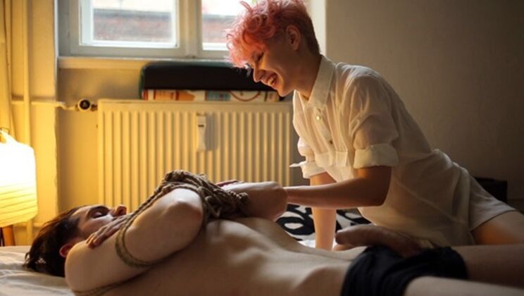 POV Fun: Eric Spanks and Teases Short Hair Vicky