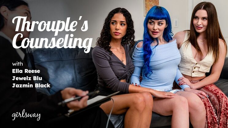 Big Tits Therapist Joins Throuple