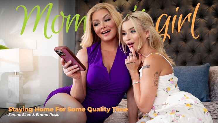 Stepmom and Teen Stay Home for Some Hot Fun