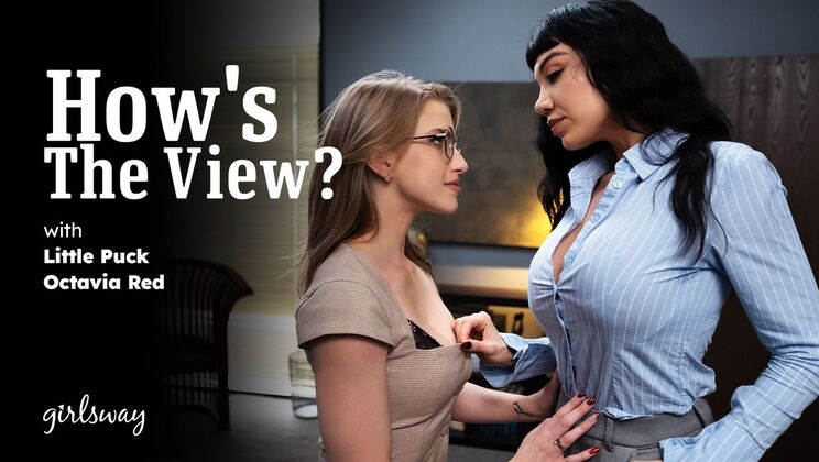 Foot Fetish Lesbians Rimming and Kissing at Office
