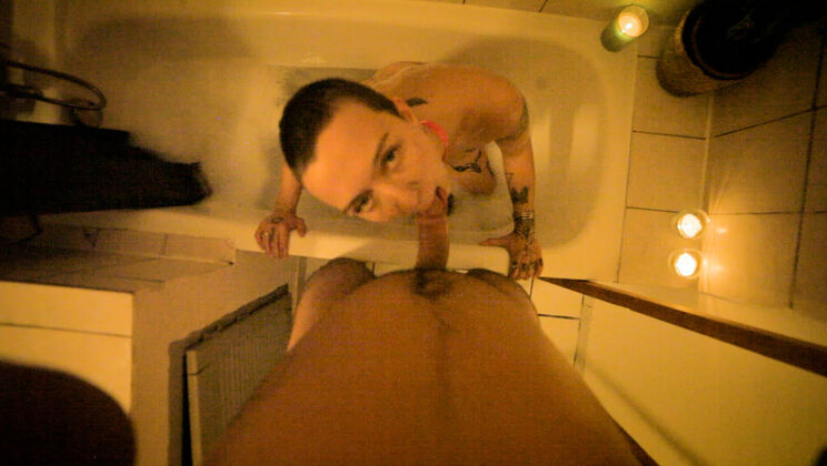 Wet Bath Sex with Hairy Lulu and Dino