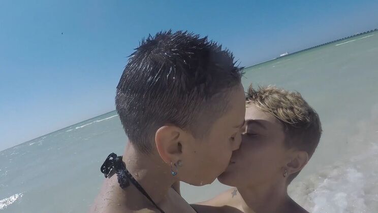 Spanish Lesbians Renata and Emi: Bathroom Sex Toys Vlog