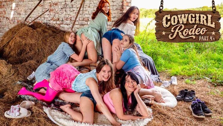 Crazy Alisha, Molly Kit, Eva Foreva in Cowgirl Rodeo 4/4