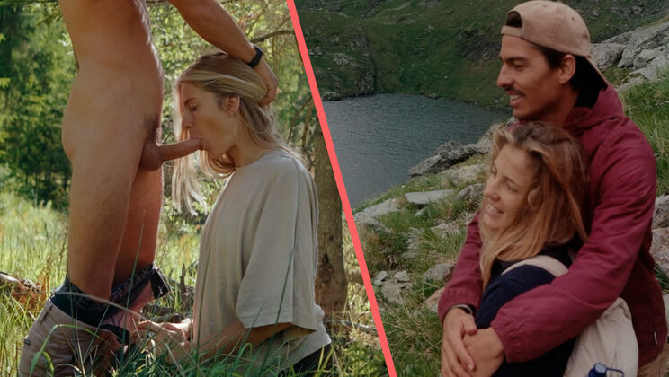 Lost In Romania 3: Outdoor Cum on Body With James & Lola