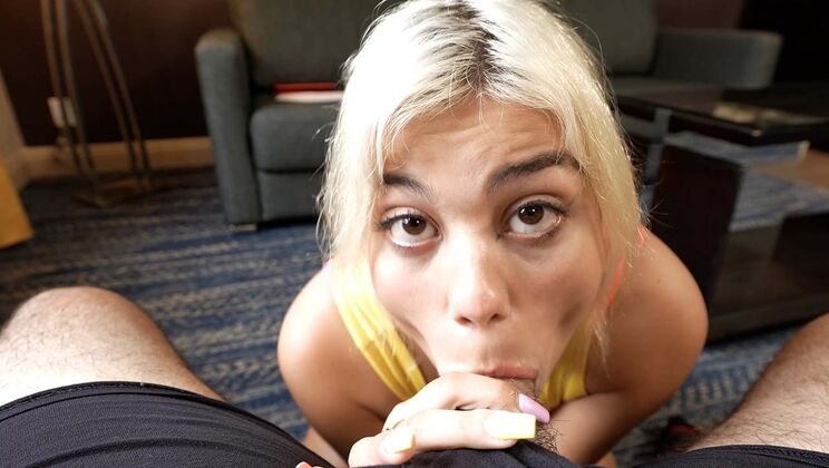 Cum On Shaved Pussy With Office Slut Lilith Grace