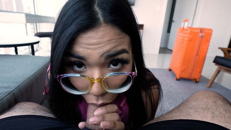 Summer Col POV Sweet Goodbye Cum on Tits
